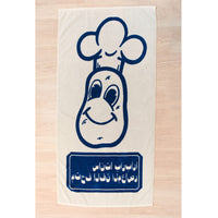 Limited Edition Barry McGee Towel - White & Blue Version